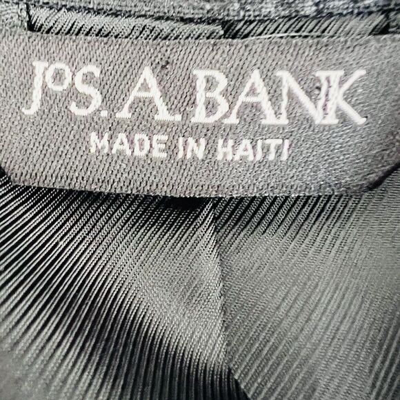 NWT Jos A Bank Black 100% Wool & Satin Trim Tuxedo Jacket Retail $475 ~ Mens 35R - Picture 7 of 10